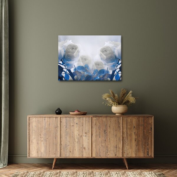 Tablou - Trandafir alb (70x50 cm)