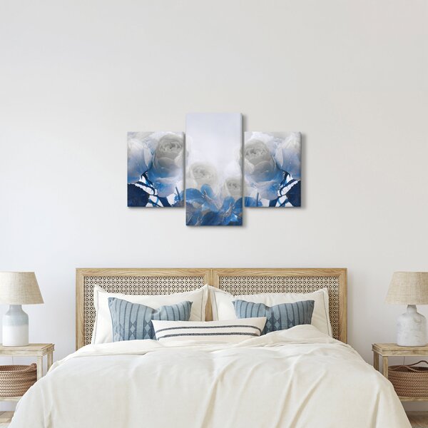 Tablou - Trandafir alb (90x60 cm)
