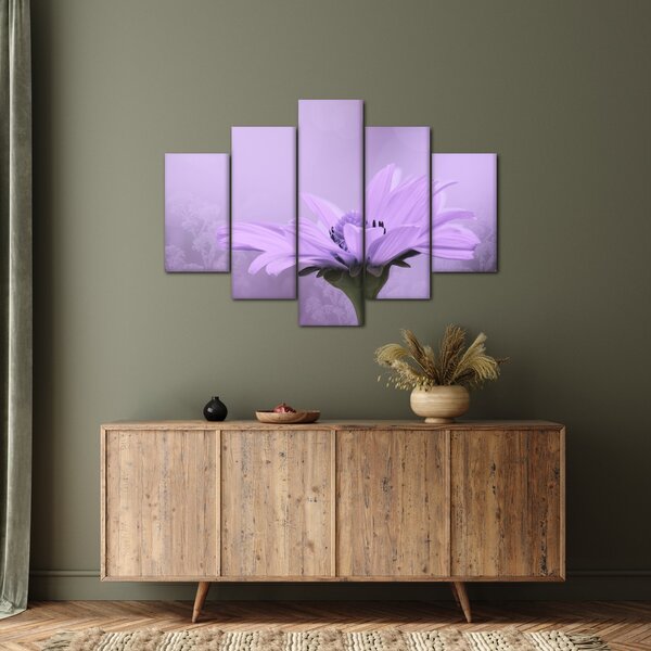 Tablou - Flori mov (150x105 cm)