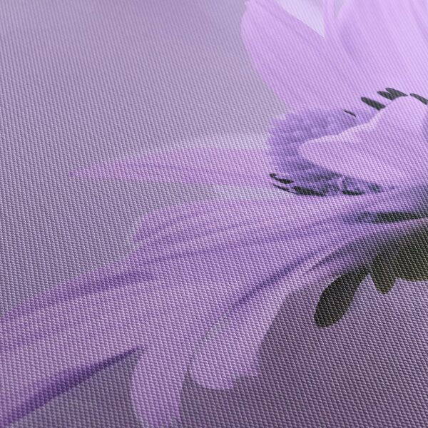 Tablou - Flori mov (120x50 cm)