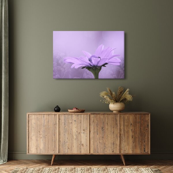 Tablou - Flori mov (90x60 cm)