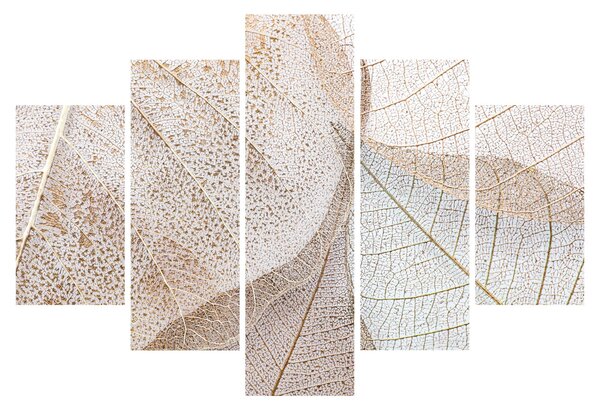 Tablou - Frunze bej (150x105 cm)