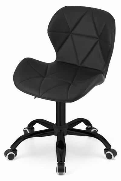 Scaun de birou negru NOTO din piele ecologica