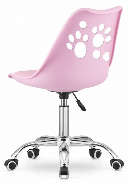 Scaun de birou roz PRINT