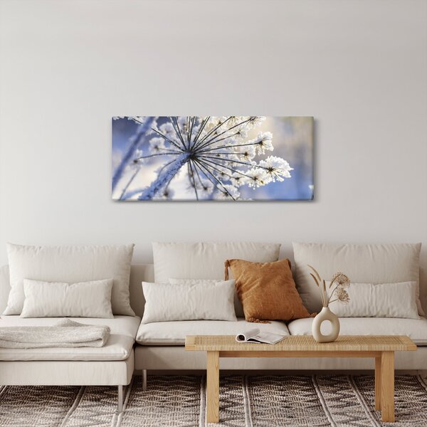Tablou - Flori înghețate (120x50 cm)