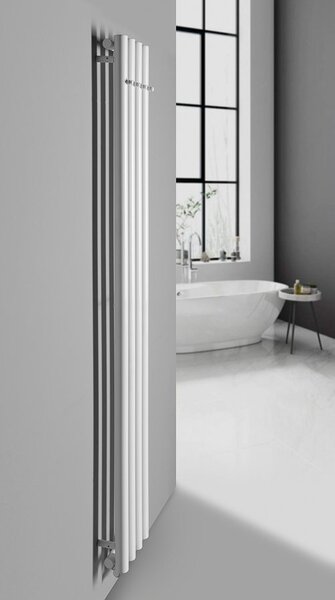 Sapho Pilon calorifer de baie decorativ 180x27 cm alb IZ121T