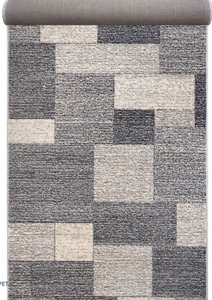 Traversa Hol, Model Daffi 13027 190, Festonata, Latime 150 cm, Gri 150 x 300