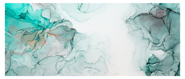 Tablou - Abstract din cerneală 2 (120x50 cm)