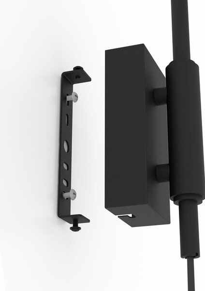 EGLO Aplică Matlock, proiecție 80 cm, gri/negru, Negru, Camera de zi / sufragerie, Metal, Design industrial