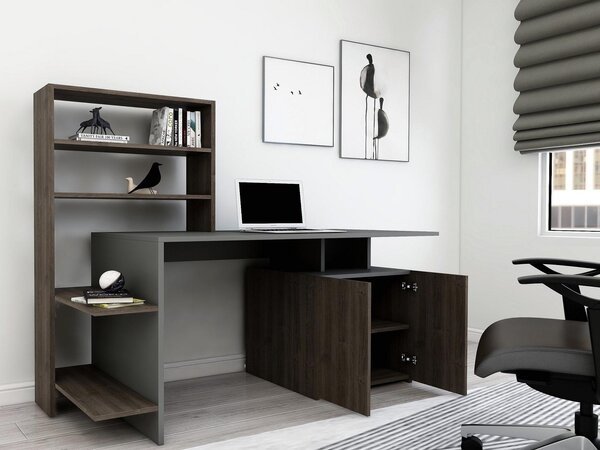 Masă PC Menile 2 (Nuc + antracit) . 1094965