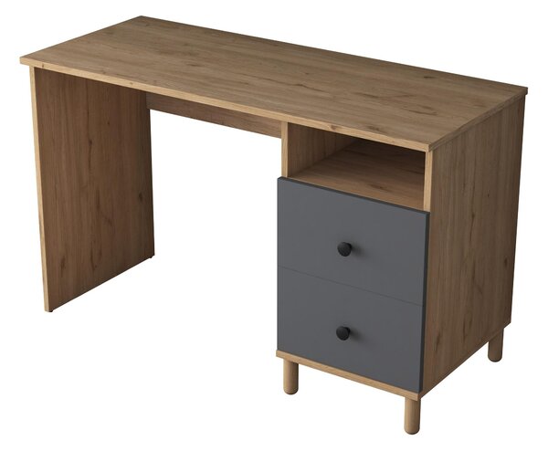 Masă PC Sikine 3 (nuc + antracit). 1094989