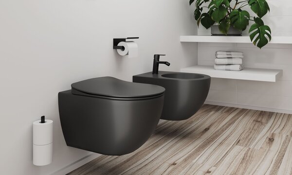 Deante Peonia vas wc cu capac soft-close agăţat fără margine CDEDDZPW