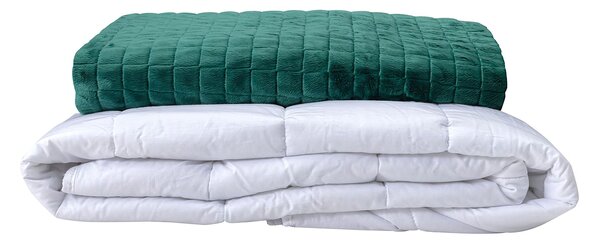 Plapumă ponderată Relax 6 kg 135X200cm bottle green