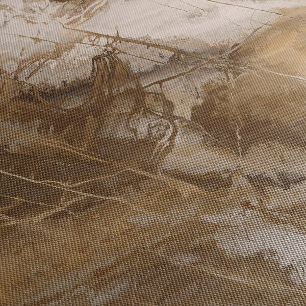Tablou - Abstract maro (120x50 cm)