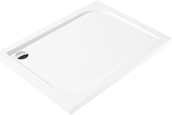 Deante Cubic cădiță de duș dreptunghiulară 100x80 cm alb KTK_046B