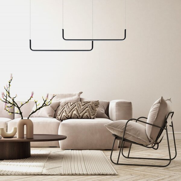 Light Prestige Malawi lampă suspendată 1x40 W negru LP-1015/2PBASIC