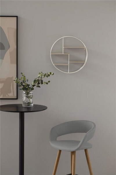 Scaun de bar Grace gri deschis (66265)