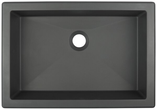 Deante Correo lavoar 50x35 cm dreptunghiular încastrat-sub blat antracit mat CQR_TU5U