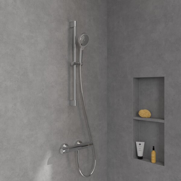 Villeroy & Boch Verve Showers set de duș perete crom TVS10900700061
