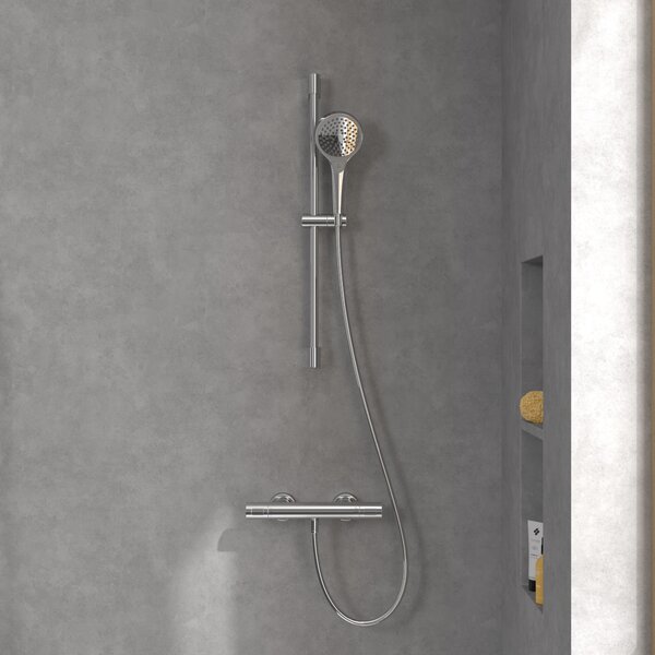 Set baterie de duș Villeroy & Boch Universal Taps & Fittings TVS00001700061, set de duș Villeroy & Boch Verve Showers TVS10900700061