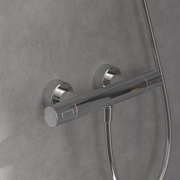 Villeroy & Boch Universal Taps & Fittings baterie de duș perete cu termostat crom TVS00001700061