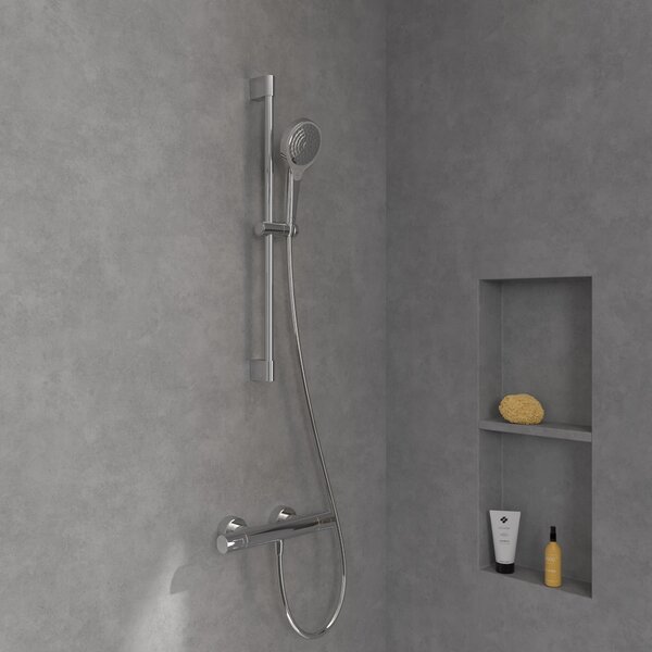 Villeroy & Boch Universal Taps & Fittings baterie de duș perete cu termostat crom TVS00001700061