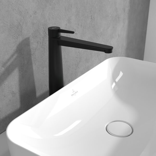 Villeroy & Boch Conum baterie lavoar stativ negru TVW127005000K5