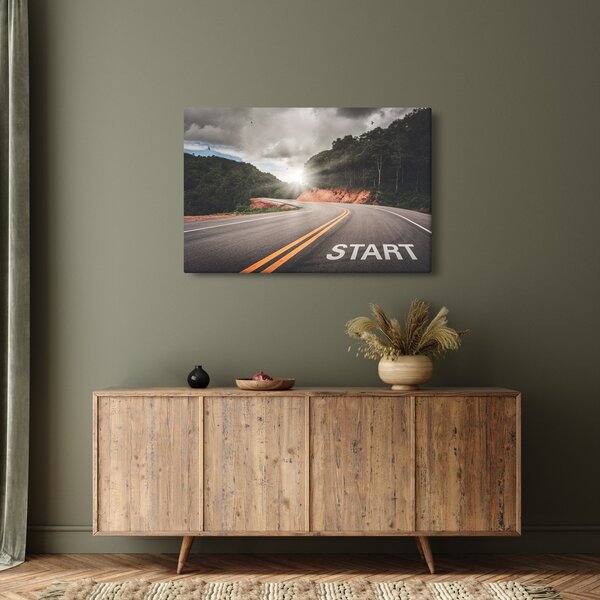 Tablou - Drum start (90x60 cm)