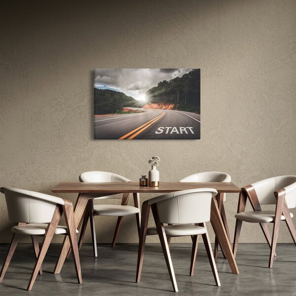 Tablou - Drum start (90x60 cm)