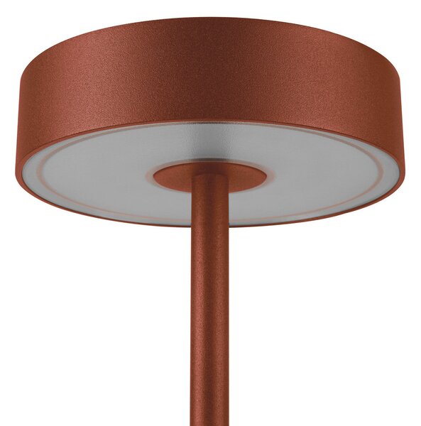 SLV Lampă LED reîncărcabilă Vinolina, rugină, CCT, aluminiu, înălțime 32,3, reglabil, Maro / Rugină, Aluminiu, Modern