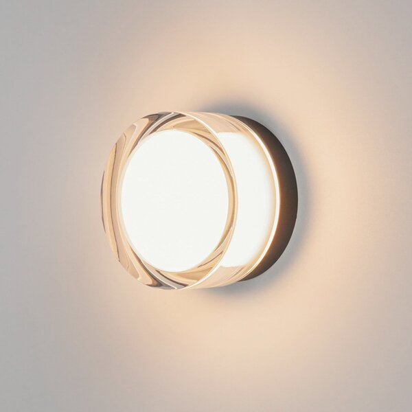 SLV Cyft LED lampă de perete, negru, aluminiu, Ø 13.2 cm, CCT, reglabil, Negru, Baie, Aluminiu, Modern