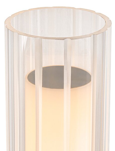 SLV Aplică de perete LED pentru baie Lygant double, culoare alamă, aluminiu, Auriu / Alamă, Baie, Aluminiu, Modern