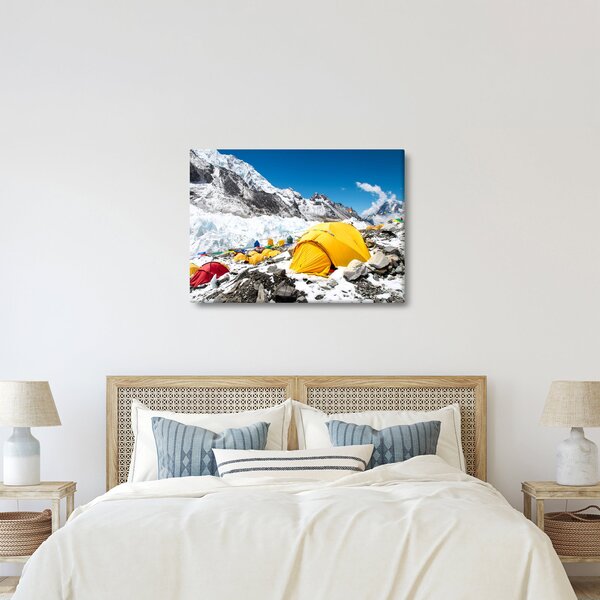 Tablou - Camping la munte (70x50 cm)