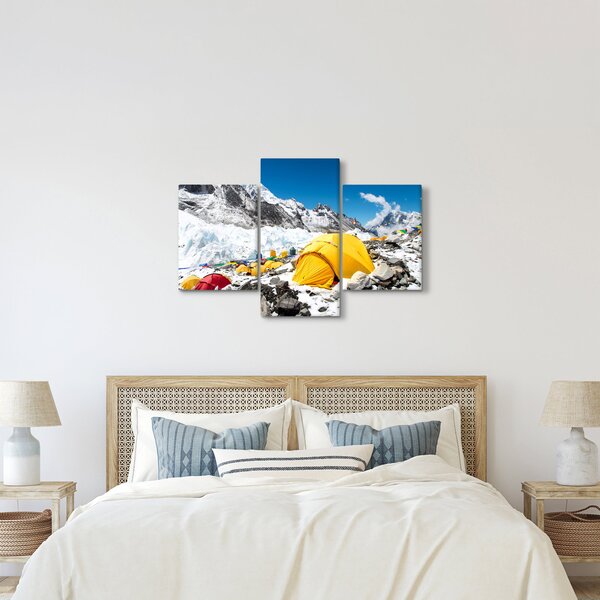 Tablou - Camping la munte (90x60 cm)