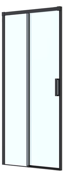 Oltens Breda uși de duș 100 cm culisantă negru mat/sticlă transparentă 21213300