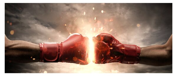 Tablou - Boxing (120x50 cm)