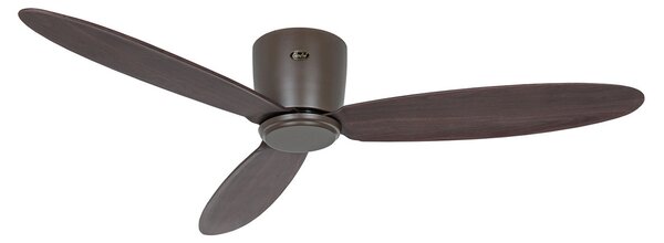Ventilator de tavan inteligent ECO PLANO II, 132 cm, nuanță de nuc - CasaFan CasaFan, Eco Plano II, Lemn, Camera de zi, Plastic, Modern