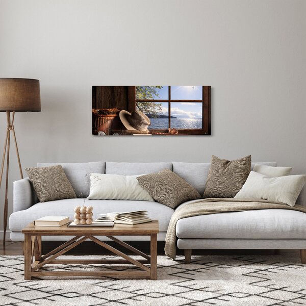 Tablou - Echipament de pescuit (120x50 cm)