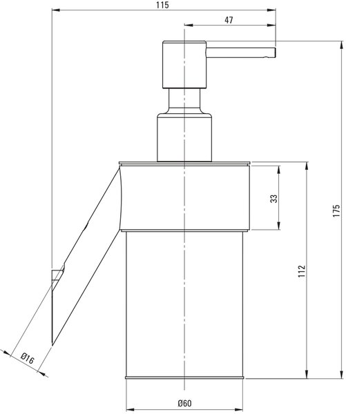 Deante Silia dozator săpun 250 ml oţel ADI_F421