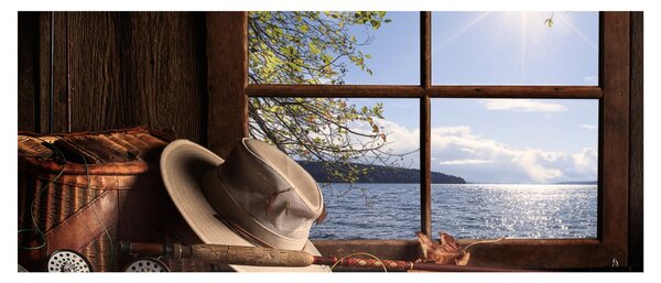 Tablou - Echipament de pescuit (120x50 cm)