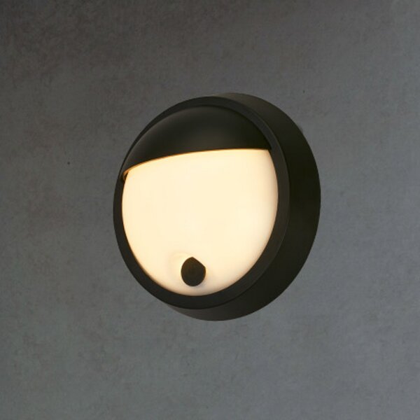 Briloner Lampă de perete LED reîncărcabilă pentru exterior 3784015, negru Dimmer tactil, reglabil, Negru, Plastic, Modern