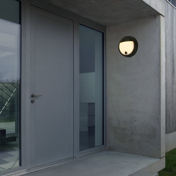 Briloner Lampă de perete LED reîncărcabilă pentru exterior 3784015, negru Dimmer tactil, reglabil, Negru, Plastic, Modern