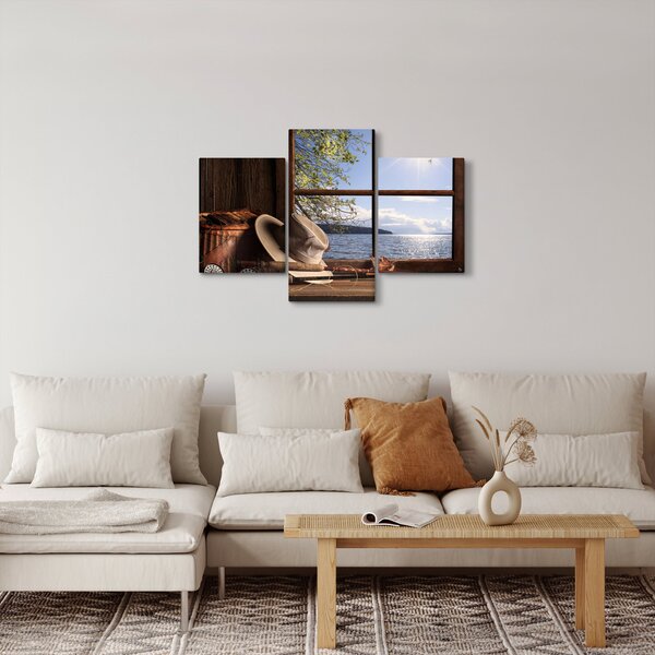 Tablou - Echipament de pescuit (90x60 cm)