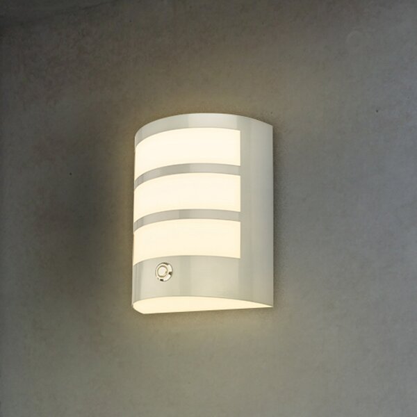 Briloner Lampă de perete LED reîncărcabilă pentru exterior 3793014, cromată, dimabil,, reglabil, Gri, Plastic, Modern