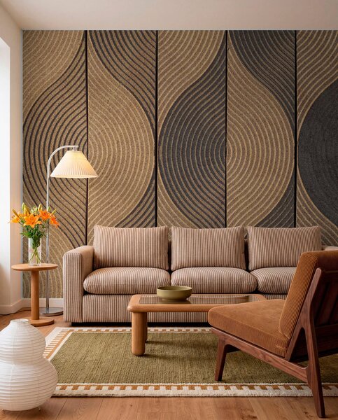 Tapet Valuri în stil oriental, Fototapet Geometrie, u75837 : Uwalls.ro