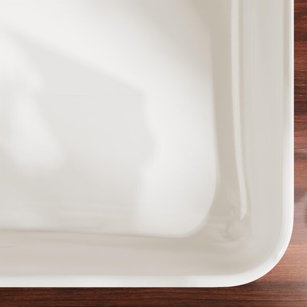 Hansgrohe Xuniva Q lavoar 30x30 cm pătrat de blat alb mat 61074450