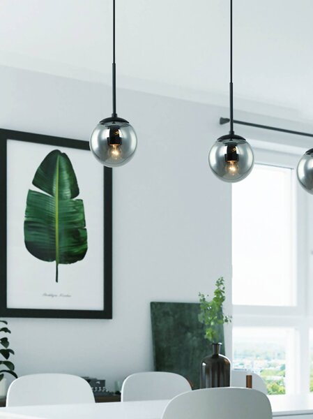 Open Design Bao lampă suspendată 1x8 W negru-fumuriu OR80063