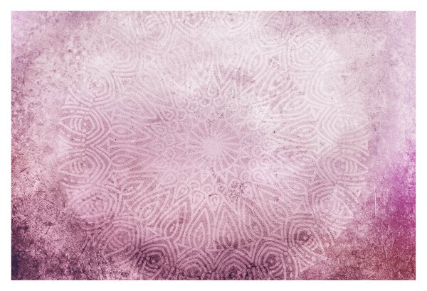 Tablou - Mandala pe zid roz (90x60 cm)