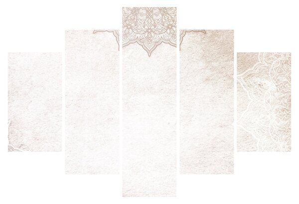 Tablou - Mandala pe zid (150x105 cm)