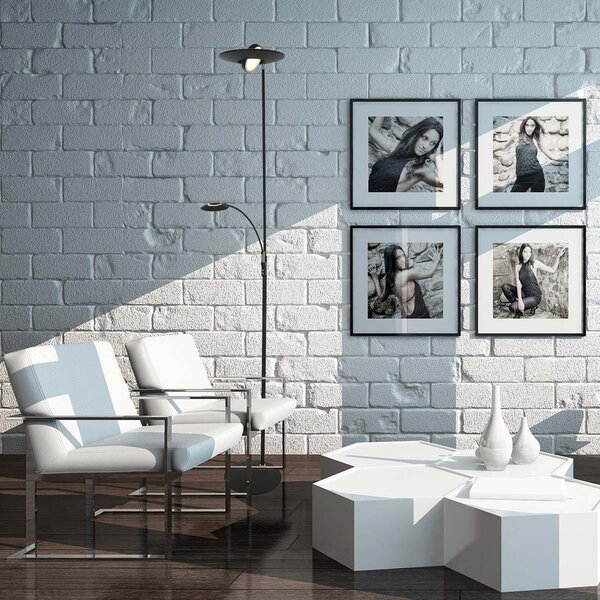 Steinhauer Zenith LED lampadar LED, lumină de lectură, CCT, metal, negru, reglabil, Negru, Camera de zi / sufragerie, Metal